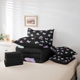 thumbnail image 6 of Homewish Gradient Colorful Butterfly 7-Piece Twin Bedding Sets,Cartoon Animal Bedding Comforter Set,Rainbow Ombre Sheet Sets For Girl,Luxury Bedroom Decor Reversible, 6 of 8