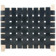thumbnail image 4 of SAFAVIEH Abreu Rectangle Counter Stool, Black/Light Natural (18.5 in. W x 19 in. D x 26.8 in. H), 4 of 7