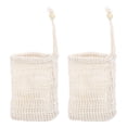 thumbnail image 2 of Exfoliating Soap Drawstring Pouch, Mesh Soap Bag, Natural Linen Soap Saver Bag, Exfoliating Soap Bag, Soap Bag for Shower, Soap Foaming Mesh Bag, Portable Bath Soap Bag 10Pcs, 2 of 5