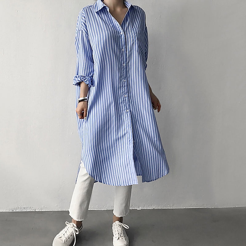 long dress shirts womens