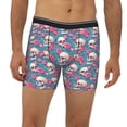 thumbnail image 2 of Men'S Boxer Briefs, Happy Skull Rose Soft And Breathable Mens Underwear Boxer Briefs With Widen Waist, 2 of 2