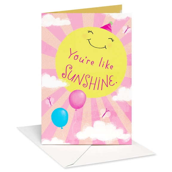 American Greetings Birthday Card for Her (Sunshine and Smiles)