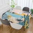 thumbnail image 2 of Yayeee Tablecloths 54" x 54" Rectangle Wrinkle Resistant Party Table Cover, Boho Style Sun, 2 of 8
