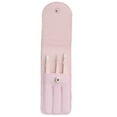thumbnail image 2 of Trayknick 3Pcs Point Slant Flat Stainless Steel Eyebrow Tweezers Hair Removal Clips Set Pink, 2 of 13