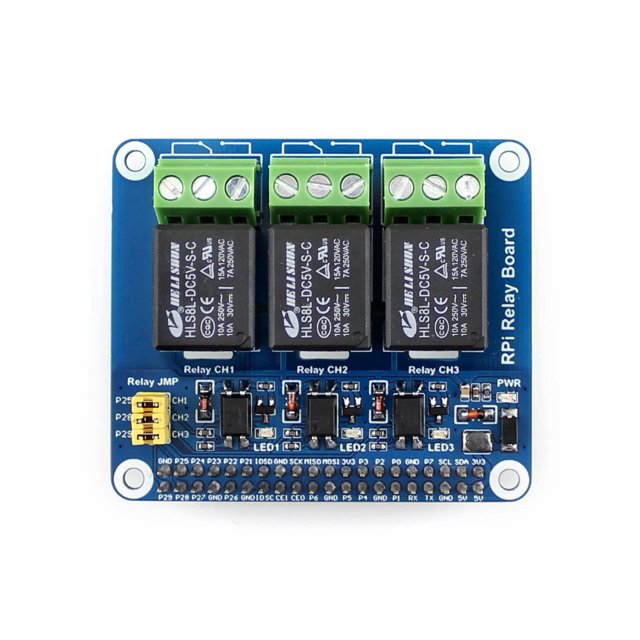 Kit de módulo de relé de alimentación de placa de expansión para Raspberry Pi