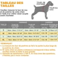 thumbnail image 4 of Negro - Arnés antitirones para perros medianos y grandes, tejido Oxford reflectante ajustable para un fácil control, incluye una correa resistente de regalo (talla L para perros grandes de 18 a 30 cm), 4 of 5