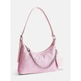 thumbnail image 2 of Madden NYC Women's Rhinestone Shoulder Bag with Heart Charm, Pink, 2 of 5