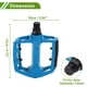 thumbnail image 4 of Pedal de bicicleta de aleación de aluminio universal con tiras reflectantes azules, antideslizante para BMX y MTB, 4 of 7