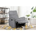thumbnail image 1 of K-Living Zoya Glider Recliner Fabric Chair in Colony Graphite, 1 of 3