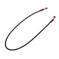 thumbnail image 1 of 90cm Motorcycle Motocross Brake Line Hose Steel Core Swivel Fitting Black, 1 of 8