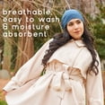 thumbnail image 4 of 100% Cotton Bandana Headband for Women, Elastic Hair Wrap Scarf for Men, Black Medium, 4 of 7