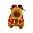 thumbnail image 4 of Capybara Adorno de juguete de juguete anime Fuzzy Toy peluchado Capybara Toy Animal para niñas para niñas Cumpleaños de cumpleaños para 28 cm, 4 of 9
