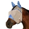 Cashel Crusader Horse Fly Mask, Standard with Ears, Military Support, Blue (Horse)