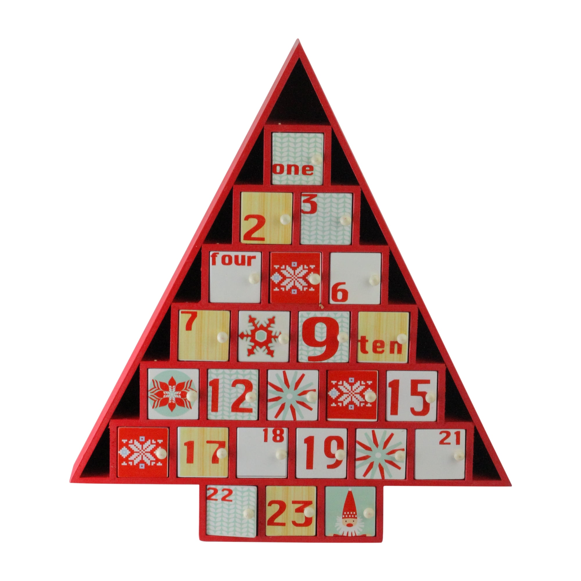 14-rustic-red-and-white-christmas-tree-shaped-advent-calendar