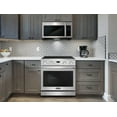 thumbnail image 3 of Cosmo 30 in. Haven Collection 4.8 cu. ft. Electric Range with 4 Burner Glass Cooktop and Convection Oven in Stainless Steel, 3 of 11