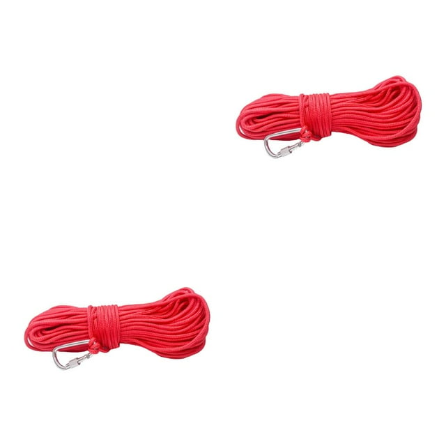 Sonducket Cuerda de línea trenzada de pesca de 4mm de diámetro, bloqueo de seguridad impermeable multifuncional, tendedero antideslizante, Type3 NO3