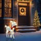 thumbnail image 3 of White Flashing Reindeer Christmas Lights Reindeer Christmas Decorations Outdoor Patio Decorations, 3 of 4