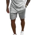 thumbnail image 4 of DYMADE Men Leisure Sports Suit Short Sleeved Lapel T-shirt Top And Capris 2 Piece Set, 4 of 4