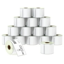 Compatible DYMO 99019 (2-5/16" x 7-1/2") Large Lever Arch File Labels, Compatible with DYMO Labelwriter 450, 4XL, Rollo & Zebra Desktop Printers [16 Rolls/2400 Labels]