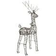 thumbnail image 5 of Northlight 45.5" LED Lighted Rattan Deer Outdoor Christmas Decoration, 5 of 5