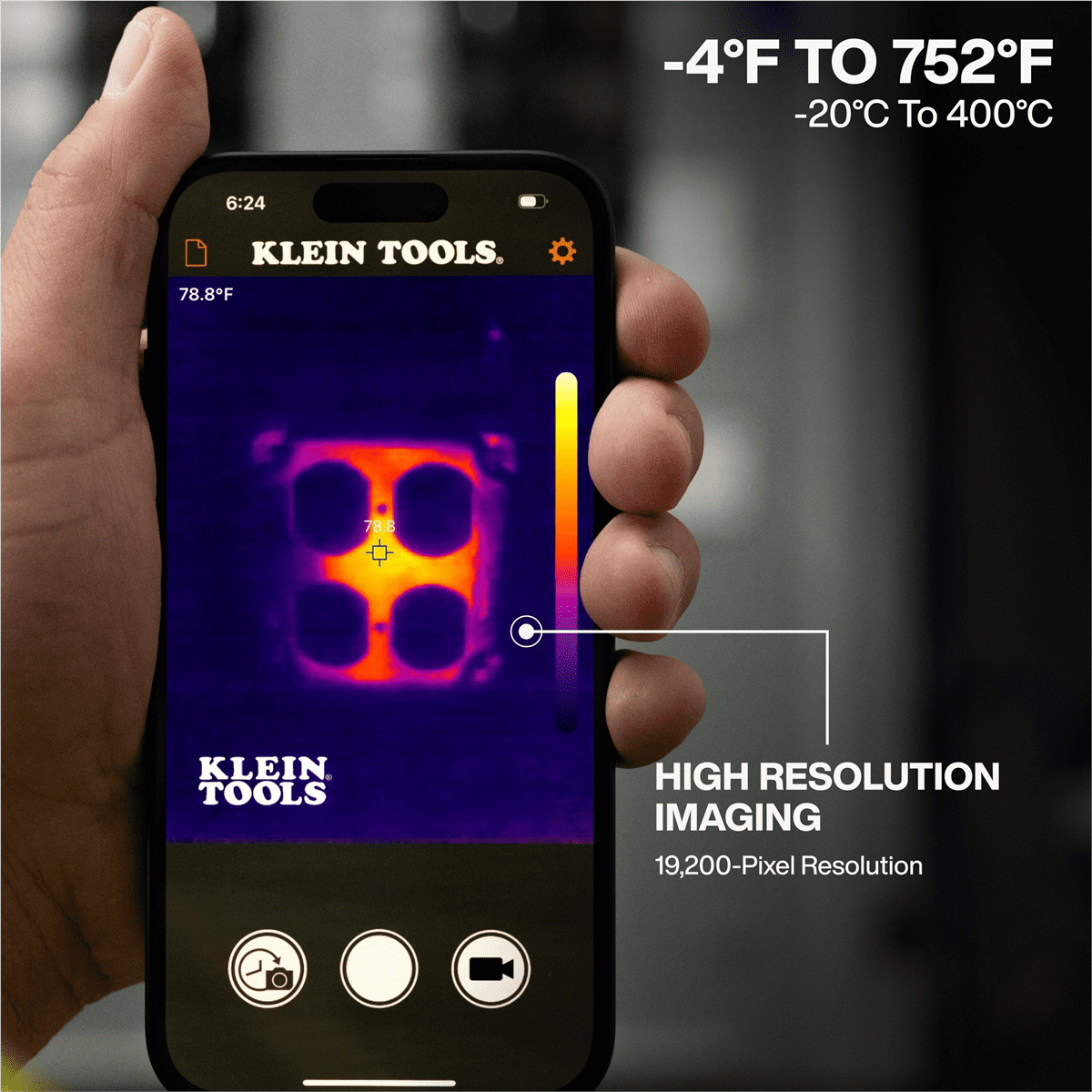 Klein Tools Mobile Thermal Imager For Android / iOS