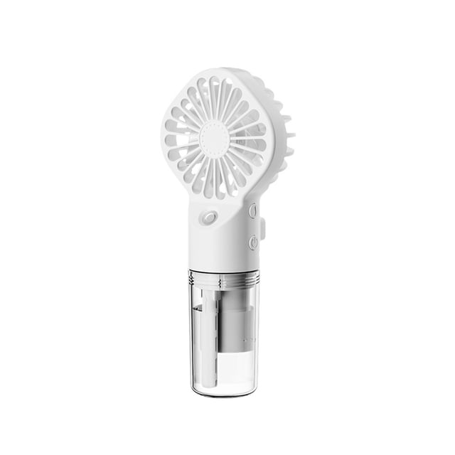 Ventilador portátil Bewildely ABS PP 4 engranajes funcionamiento silencioso humidificador color blanco