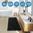 thumbnail image 6 of Nestl Bathroom Rugs, Machine Washable Bath Mats For bathroom Floor Rugs, Nonslip Backing Rubber Bath Rug, Black, 6 of 6