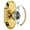 Polished Brass, variant on Nostalgic Warehouse Cotocc_Prv_234_Nk Vintage Oval Clear Crystal Privacy Door Knob Set -