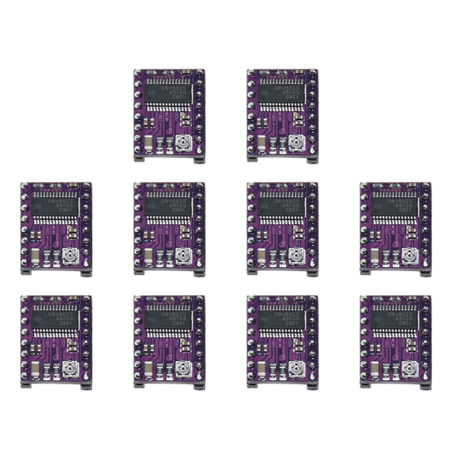 Módulo de extensión de motor paso a paso DRV8825 con disipador de calor para impresora 3D (DRV8825)