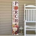 thumbnail image 2 of Vertical 'Welcome To Our Porch' Sign, Fall/Autumn Collection Porch Signs, 8x46 Wooden Signs, New, 2 of 3