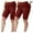 Wine, variant on UAMVSH 2PC Plus Size Shorts for Women Soft Yoga Stretchy Skinny Short Leggings Casual Summer Slimming High Elastic Waist Shorts