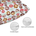 thumbnail image 3 of Yiaed Colorful Donuts Print Brushed Microfiber Envelope Pillowcases, Standard,Envelope Closure Pillow Cases(No pillow core)-16"x24", 3 of 6