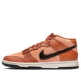 thumbnail image 2 of Nike Dunk Mid DZ2533-200 Men's Amber Brown Black Leather Basketball Shoes TD28 (9), 2 of 6