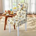 thumbnail image 4 of TSOVTHRID Hummingbird Sunflower Print Table Cover and Chair Slipcovers Set of 7, Removable Rectangle Tablecloth with Dining Chair Covers, Furniture Protectors, Machine Washable, 4 of 6