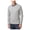 Grey - ltgreyheather, variant on John Ashford Mens V-Neck Striped-Texture Knit Sweater, Grey, Small