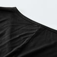 thumbnail image 4 of FAIWAD Womens Spring Summer Short Sleeve Tops V Neck Loose Irregular Hem Plus Size Pullover Tinic Tops, 4 of 6