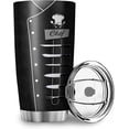 thumbnail image 2 of Chef 20 OZ Tumbler with Lid Funny Chef Nutrition Vacuum Insulated Coffee Tumbler Cup Kitchen Chef Culinary Gift Tumbler Travel Coffee Mug Chef Uniform Black, 2 of 6