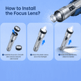 thumbnail image 5 of Rechargeable LED Flashlight,250,000 High Lumens, USB-C Fast Charging, 9 Light Modes, Zoomable Waterproof Flashlight for Camping, Hiking, Emergency Use, 5 of 12