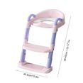 thumbnail image 3 of Asiento De Entrenamiento Para Ir Al Baño Silla para orinal para niños, taburete con escalón ancho antideslizante, protector contra salpicaduras plegable para baño, 3 of 6