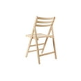 thumbnail image 4 of Linon Shane Folding Wood Dining or Side Chair, Set of 2, Natural, 4 of 16