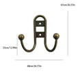 thumbnail image 4 of New Chinese Style Wrought Iron Wall Hanging Hooks And Hangers In Chrome Color Hanging Hooks, Hanging Clothes Hook * 1 Hooks, Multi-color, 4 of 4