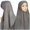 Dark Gray, variant on VJGBEGW Women Chiffon Hijab Cap Turban Head Scarf Muslim Head Wrap Lightweight Head Turbans for Women Head Scarf