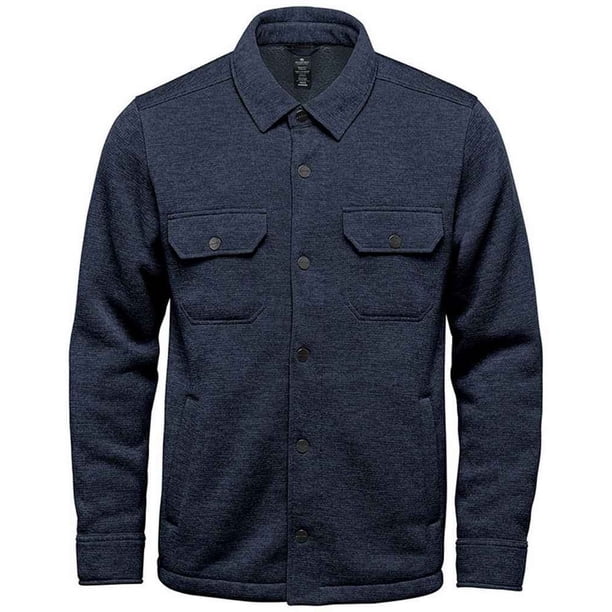 Stormtech - Chaqueta Camisa Avalante de Jaspeado para Hombre (Marino) Stormtech UTPC5433_navy