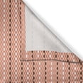 thumbnail image 3 of Ambesonne Geometric Kitchen Curtains, Tribal Triangles Pattern, 55"x45", Dark Salmon White Blush, 3 of 3