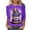 #257-Multicolor, variant on Craaazy Women's Mardi Gras Mask Prints 3/4 Sleeve Loose Crew Neck Sweatshirts Gifts