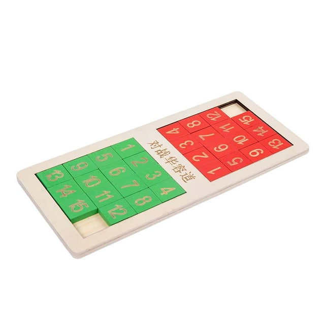 Xuanheng Wood digital Sliding Puzzle Math Educational Toys Numbers Puzzle Learning Toys