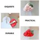 thumbnail image 3 of 4pcs Fabric Strawberry Appliques Hair Accessories Decorations Strawberry Decor for Craft Clothes, 3 of 4