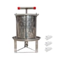 thumbnail image 4 of Exprimidor de miel grande, prensa de vino de frutas, accesorios multifuncionales resistentes 3 mallas de filtración, 4 of 9