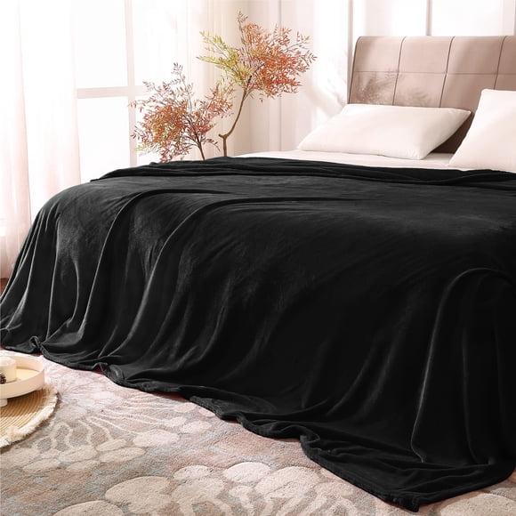 BEDELITE King Size Blanket for Bed, Luxury Plush Cozy Fuzzy Fleece Blanket 108x90 inches, Super Soft Warm Big Lightweight Throw Blanket All Seasons S