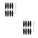 thumbnail image 1 of sweethay 8 piezas de hélice de plástico para drones, hélices de cuadricóptero desmontables, repuesto de pieza para X8 MINI con tornillo de Type1 NO1, 1 of 5